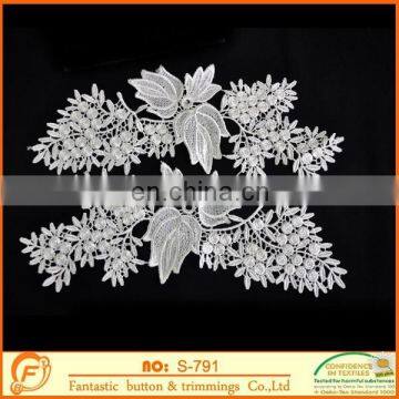 fashion white flower collar for wedding dress