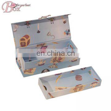 Cartoon Pattern Custom Student Cardboard Pencil Case