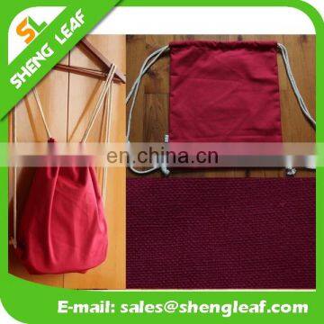 Factory Custom High Quality Canvas Drawstring Bag for Promotion photo-3