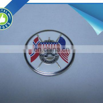 Custom metal cheap USA car badge