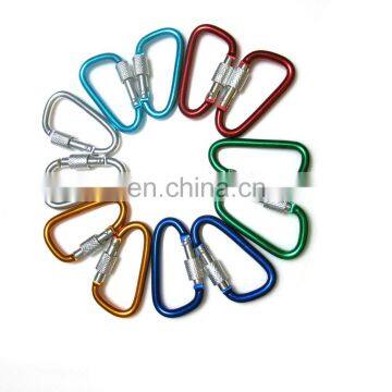 multifunctional bulk spring snap hook d type with nut factory wholesale