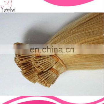 Best selling hot sale factory cheap price high quality 100% human remy stick tip hair extensions