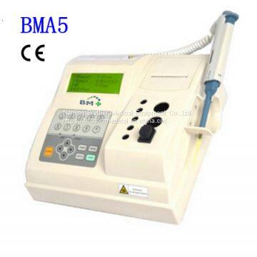 One channel blood coagulation analyzer with 4.3 inch screen