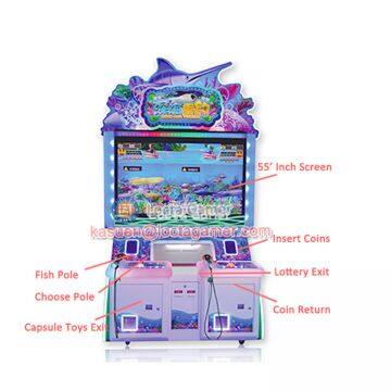 Zhongshan Amusement Equipment Redemption Deep Sea Fishing 2P Shooting Fish Hunting Game Machine photo-2