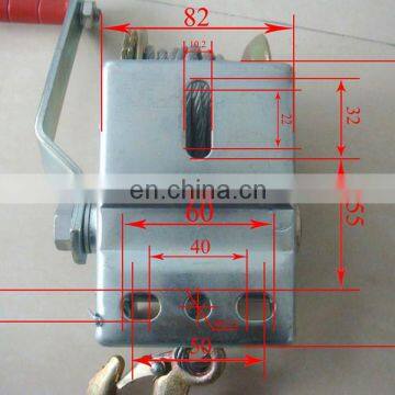 Small Lifting Hand Winch With Capacity of 800lb
