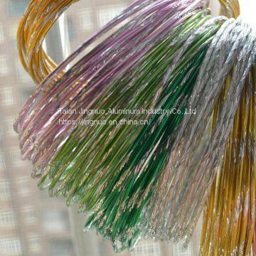 Hot sale craft color aluminum wire 0.8mm wire rod deco craft wire for jewelry