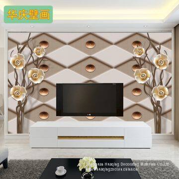 European living room TV background wall paper customization seamless wall cloth large murals modern 3D solid wallpaper wallpape