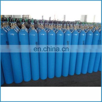 High quality ISO9809 standard 47L seamless industrial oxygen gas cylinder