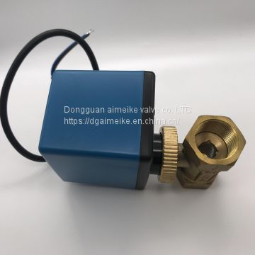 Water Solenoid Valve Electric Filter Valve Ball Spring Clamp & Brass Plated