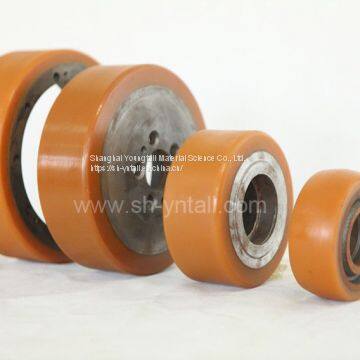 PU Castor Wheels for forklift for good dynamic for ferris wheel   PU Castor Wheels for ferris wheel