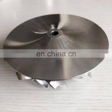 T04E 66.10/92.61mm 11+0 Blades Turbo Milling/aluminum 2618/billet Compressor Wheel for Racing photo-3