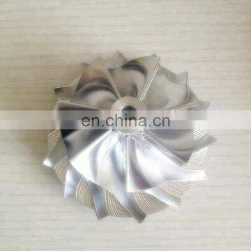 S200 171729 58.55/80.57mm 7+7blades Turbocharger Billet/milling/aluminum 2618 compressor wheel 171753/195-6000/OR7588