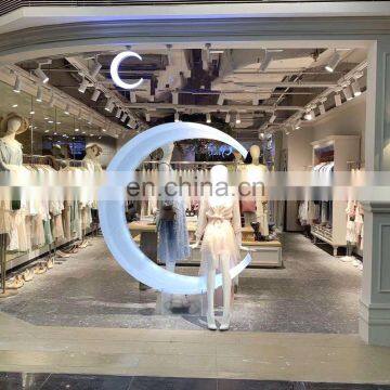 Jewelry Clothes Shops Promotion Decoration 3D Printing Electroplate Heart Ball Models for Big Plaza Holiday Party
