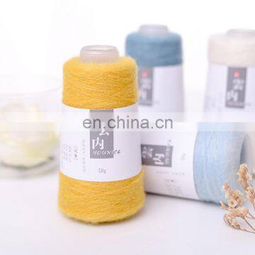 Yarncrafts Anti-pilling soft viscose wool nylon blended hand knitting yarn