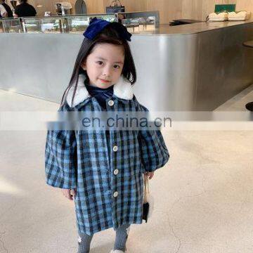 Children's clothing 2020 new autumn clothing girls Korean jacket baby autumn and winter windbreaker plaid coat trend