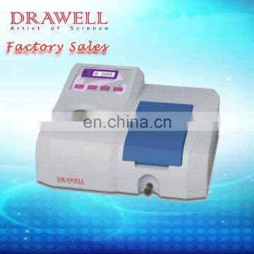 DV-8000 Spectrometer Cheap Single Beam Visible Spectrophotometer