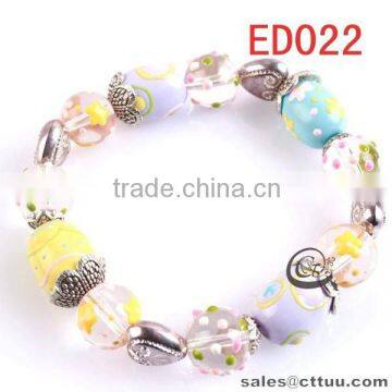 wholesale Stretch handmade Christmas bracelet for kids