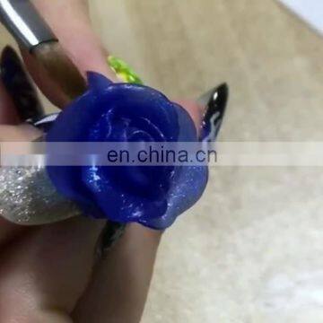 wholesale Queen Shining non toxic 3d uv nail extension kit top coat arts 4d carving gel supplies