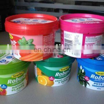 Food Grade Transparent Ice Cream Pail Plastic Buckets With Lids Wholesale photo-3