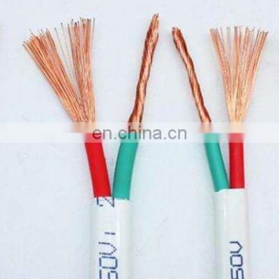 Best Choice H03VH-H H03VV-F H03VVH2-F H05 VVH2-F PVC Insalated PVC Sheated twin flat Cable