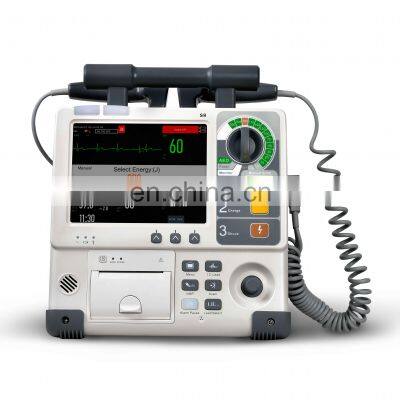 ICU AED defibrillator S6 Portable medical defibrillator S6 with monitor function for sale