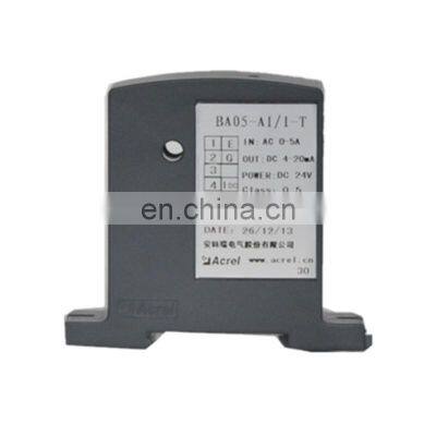 Acrel AC current transducer BA05-AI/I input ac0-10A with 4-20mA output