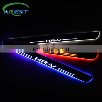 Car Door Threshold Sill Protector for Honda HRV HR-V (GH) 2000-2020 Acrylic Door Sill Scuff Plate Light Car Accessories