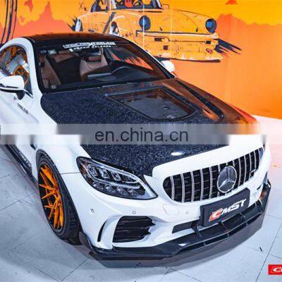 newest cool wide body kit for Mercedes Benz C class 2018 w205 car bumpers