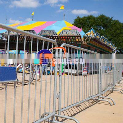 Red White Coated Crowd Control Barrier Temporary Fence Municipal Isolation Road Mobile Guardrail Low Price photo-2