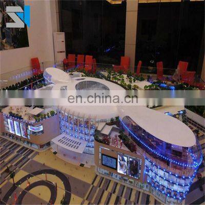 Commercial architectural 3d building model scale maquette