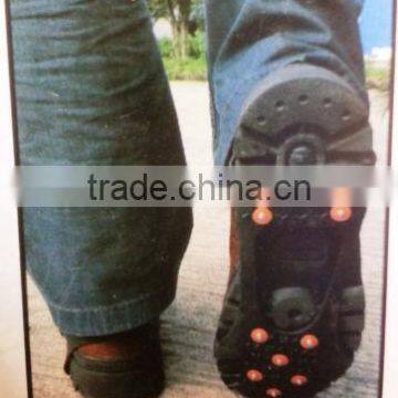 10 Spikes Non-slip Ice Gripper Rubber Shoe Covers photo-5