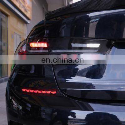 For BMW 3 Series G20 Dragon Scale Rear Bumper Tail Light Rear Bumper Reflector 2019+ photo-2