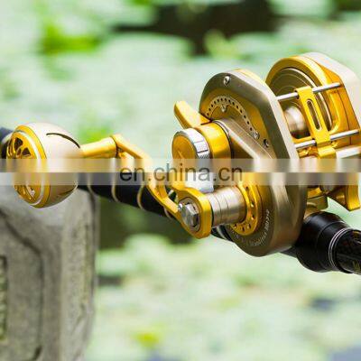 13+2 Stainless Steel Bearings 30kg Big Drag Drum Full Metal Fancy Jigging Trolling Boat Fishing Jig Reels