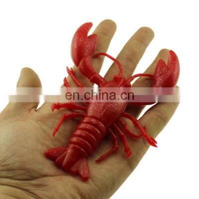 Wholesale 14cm 46g soft lure realistic bionic  Artific lobster fishing lure  multicolor simulation supper large shrimp bait