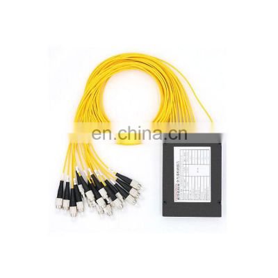 GL optical fiber splitter 1X16 116 Micro Tube plc splitter SC/APC fiber optic splitter G657A 9/125um SM 0.9mm steel tube