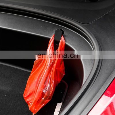 Black Front Trunk Storage Hook Suitable For Tesla Model 3 Accessories