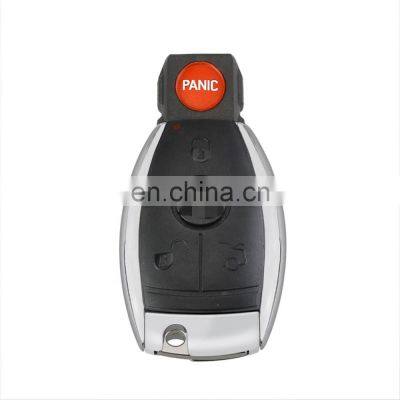 Корпус для автомобильного дистанционного ключа с 4 кнопками для Benz Mercedes BE BGA NEC 2000 с держателем для 2 батареек photo-4