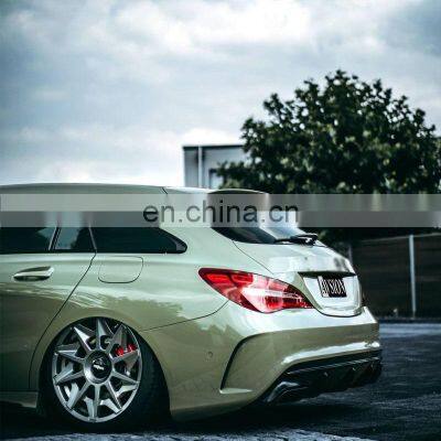 Automotive Accessories for Mercedes Benz CLA W117 Change to CLA 45 AMG Style With Bumper Tail Lip and Exhaust