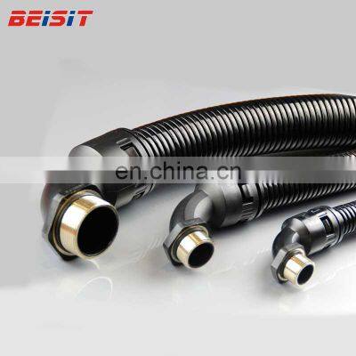CE ROHS Reach Certificate High Quality Metric Elbow PVC Flexible Conduit Fittings With Metal External Thread photo-2