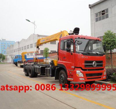 HOT SALE! DONGFENG TIANLONG 10T cargo truck with crane for sale