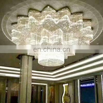 Villa Hotel Project Crystal Pendant Lamp Ceiling Light Luxury Crystal Chandelier Lamp photo-4