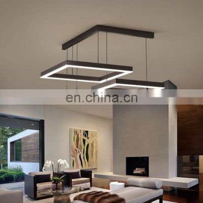 Aluminum Alloy Decorative Cafe Chandelier Lamp Home Modern Crystal Nordic Stainless Steel Pendant Lamp