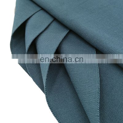 Chinese Factory Price High Stretch flats ribbed knitted fabric custom 100% wool rib knit