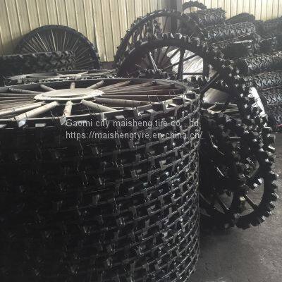 Modified Solid Dosing Machine Spraying Machine Tire Height 1.3 Meters Modified Transplanter Seedling Machine Rubber Solid Wheel photo-5