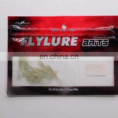 FLYLURE 40mm Fishlure Soft Bait Tail Sea Bass Fishing Lures Soft Lure Artificial Worm Lures Soft Baits photo-2