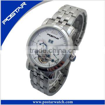 China Watch Supplier Mechancial Stainless Steel Watch