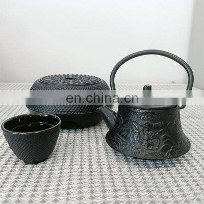 Mini Chinese Enamel Japanese Tea Kettle Pot Set With Infuser