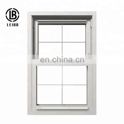 High quality white UPVC vertical sliding window