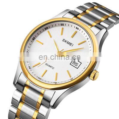 Latest Design Japan Movt Quartz Watch Stainless Steel Back Custom Logo Couple Quartz Wristwatch