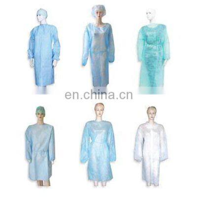 Hot Selling Disposable Uniform SMS PP PE Surgical Gown Scrub Suit Isolation Gown for Hospital With High Quality photo-2